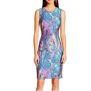 Tommy Hilfiger Light Scuba Paisley Print Dress